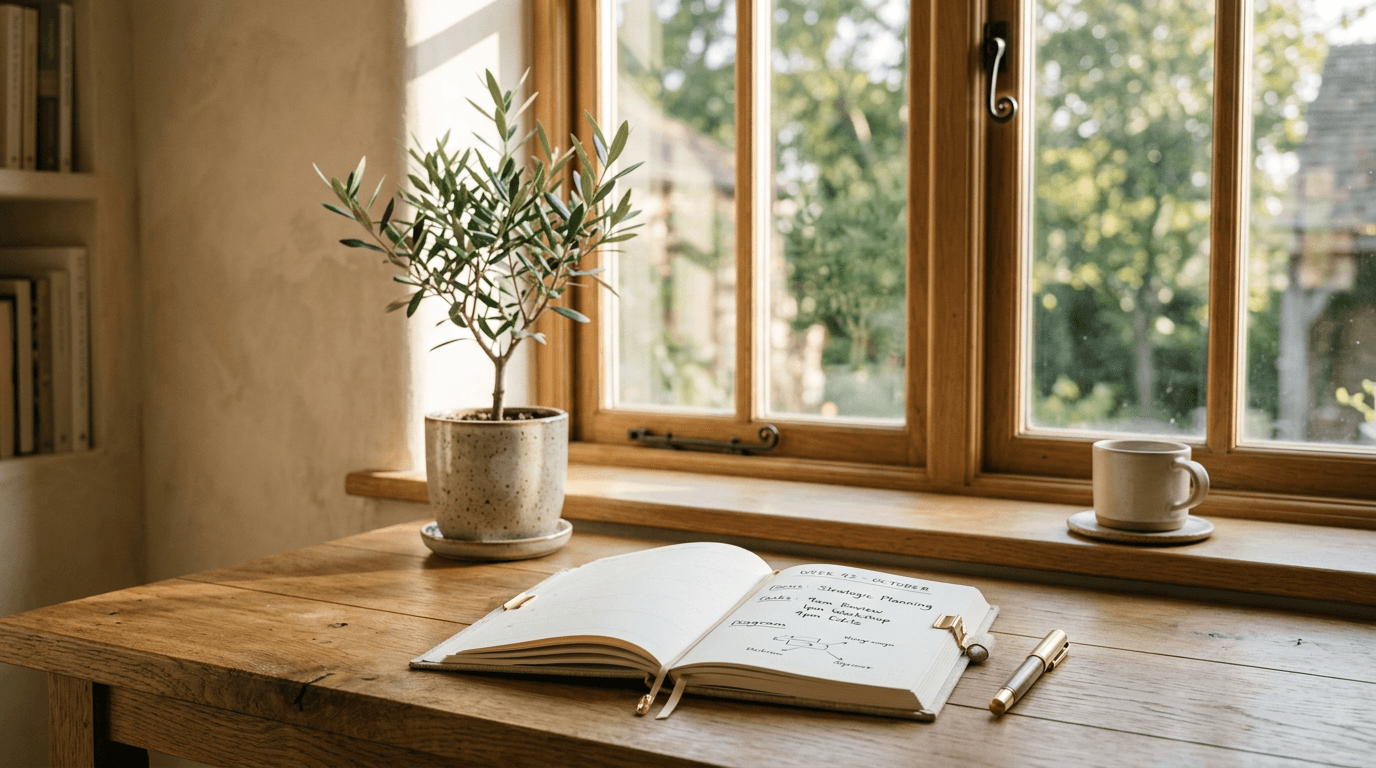 Two people in a coaching session, one listening attentively while the other speaks